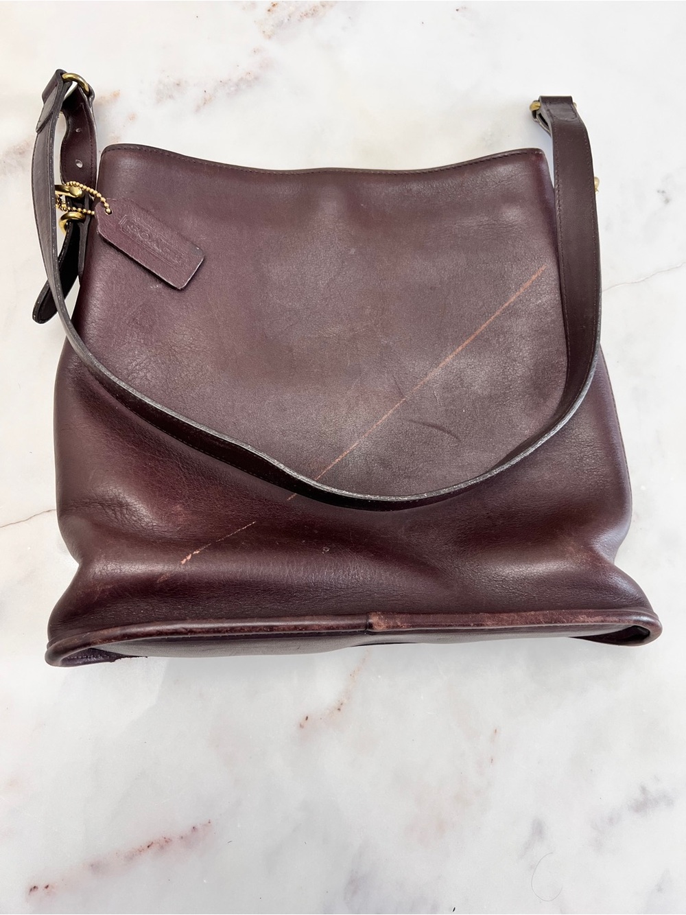 Vintage Coach Equestrian Slim Bucket 9806